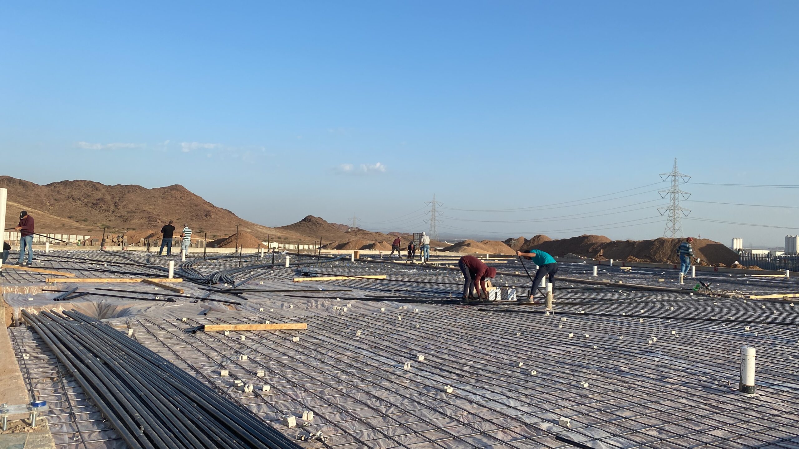 تنفيذ أعمال العظم في المدينة الصناعية