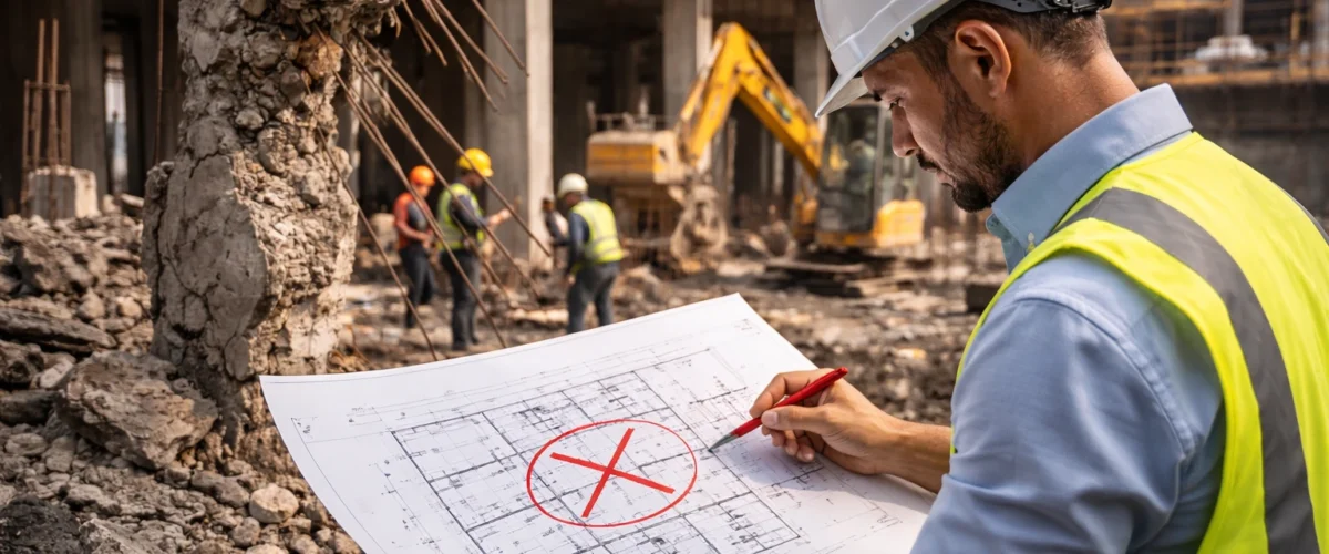 أخطاء المقاولين في البناء