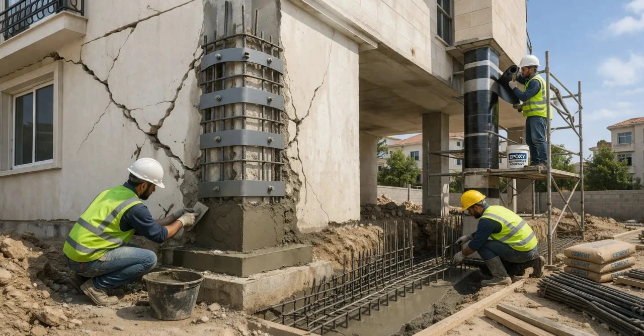 شركة تدعيم المباني