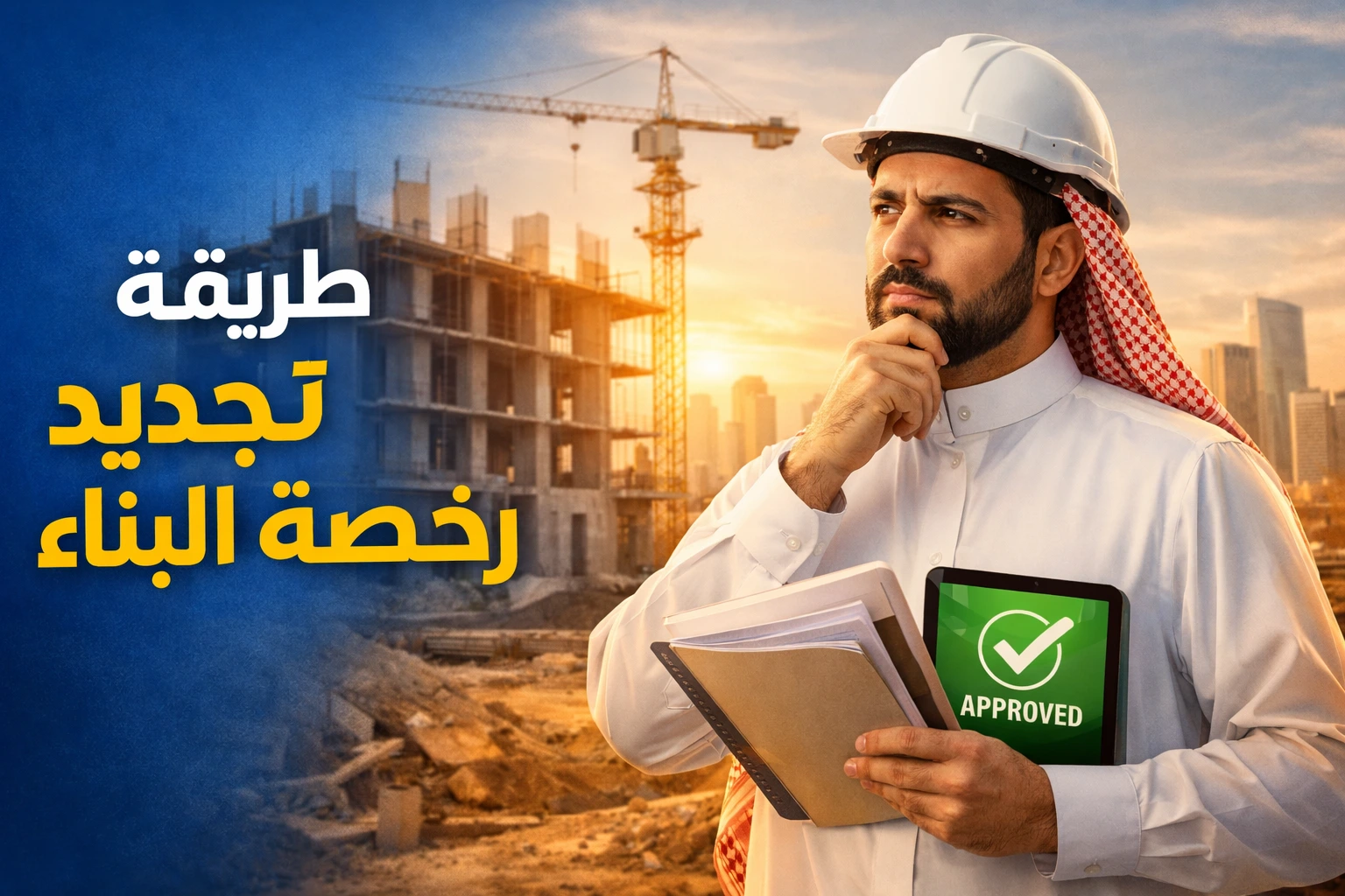 طريقة تجديد رخصة البناء