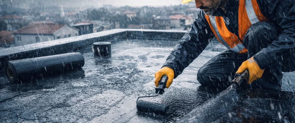 عزل الأسطح من مياه الأمطار