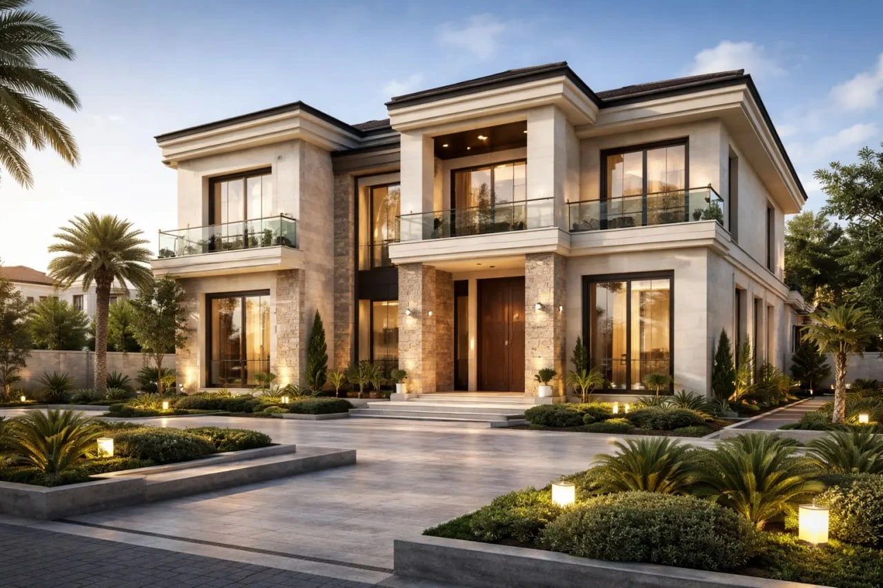 واجهات منازل سعودية